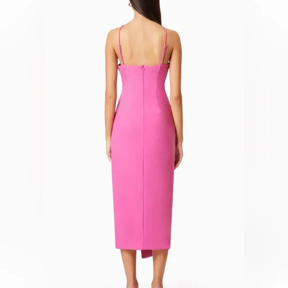 NWT 🩷 ELLIATT Janelle 3D Midi Dress - Picture 4 of 13